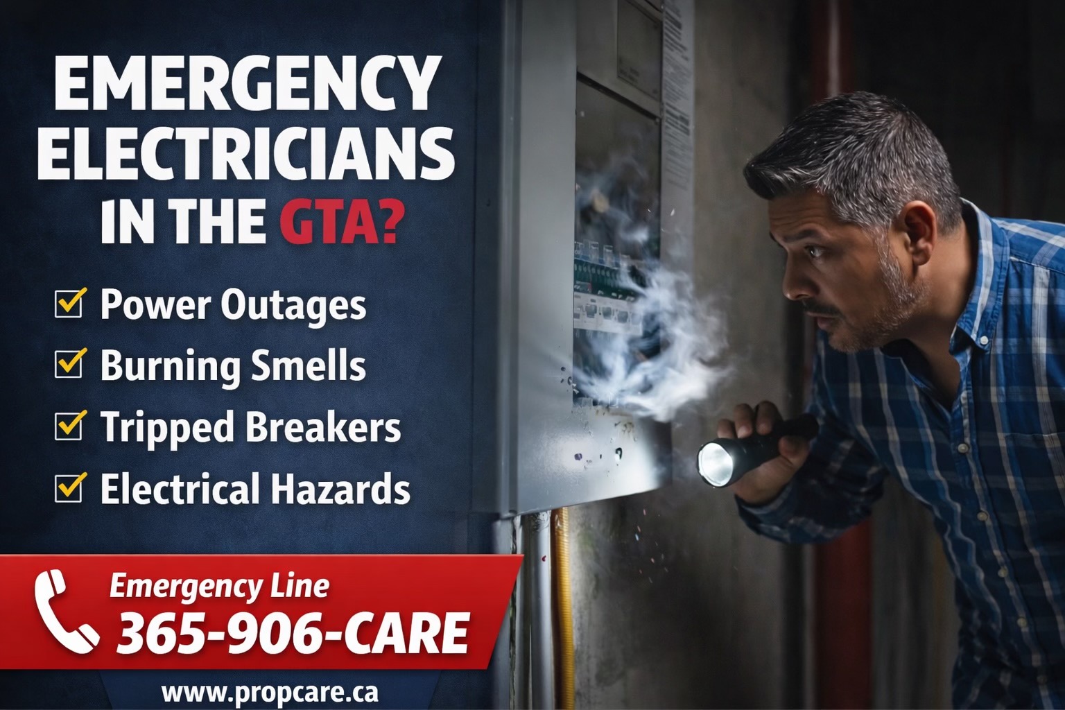 Emergency Home Repairs GTA: Trusted 24/7 Plumber, Electrician and HVAC Service When Crisis Hits