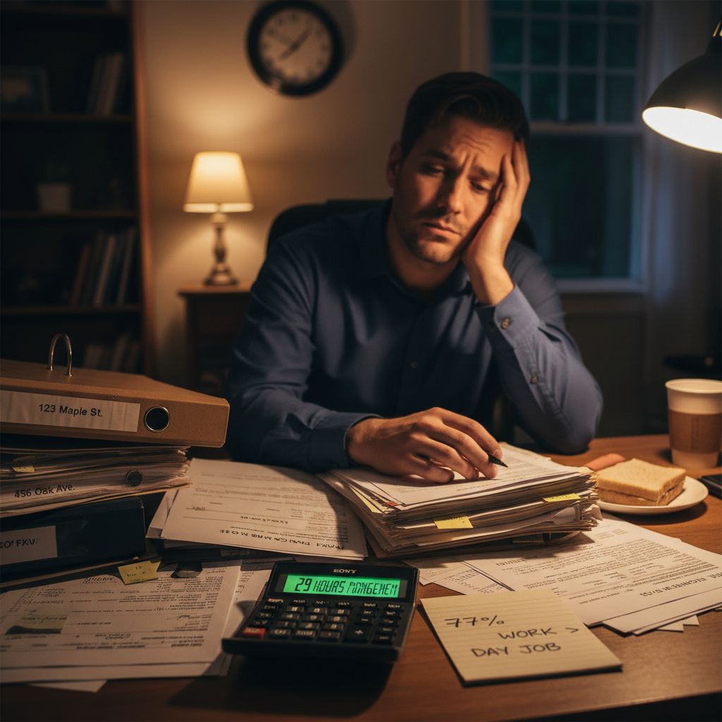 The Passive Income Lie: Why 77% of Canadian Landlords Never Achieve True Passive Income