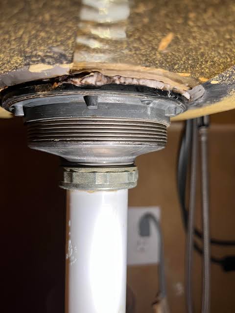 Leak photo from the tenant